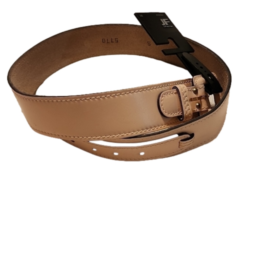 J Ferrar leather wide tan belt size small